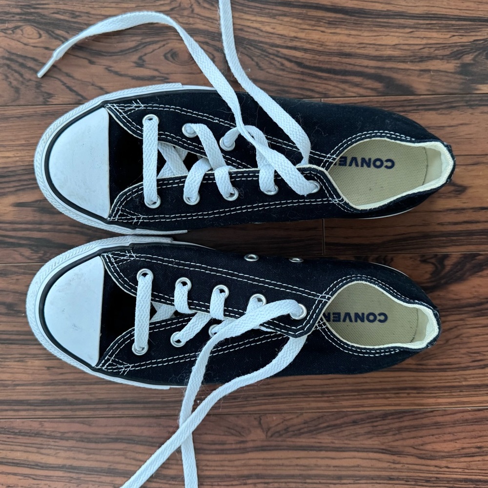 Converse Kids Black and White Sneakers